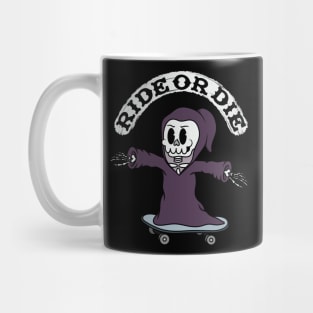 Ride or die skull Mug